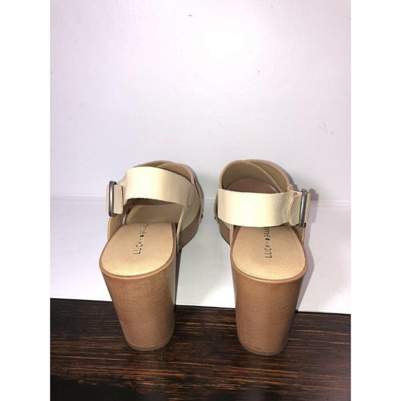 NIB LUCKY BRAND ZELKA Wedge Platform Ankle Strap Sandals Size 8-1/2M - Picture 6 of 8